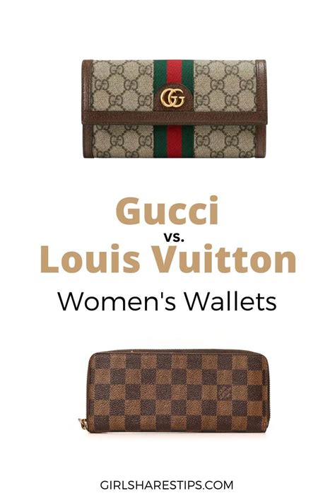 are gucci and louis vuitton rivals|Gucci vs Louis Vuitton wallet.